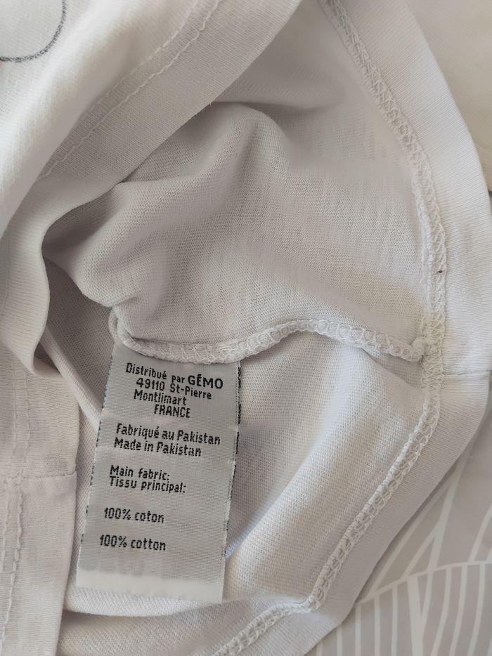 T shirt manches longues blanc gémo fille 4 ans - photo numéro 7