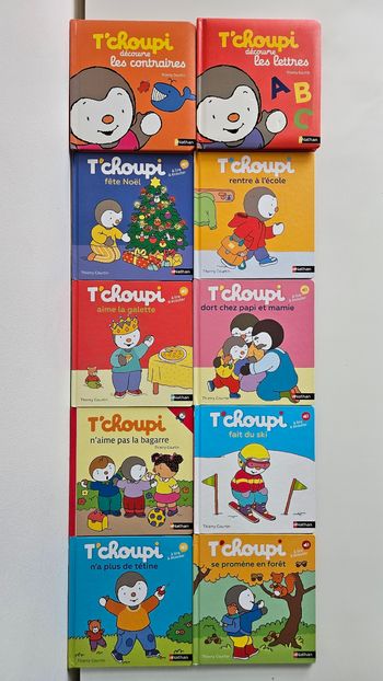 Lot 10 livres T'choupi