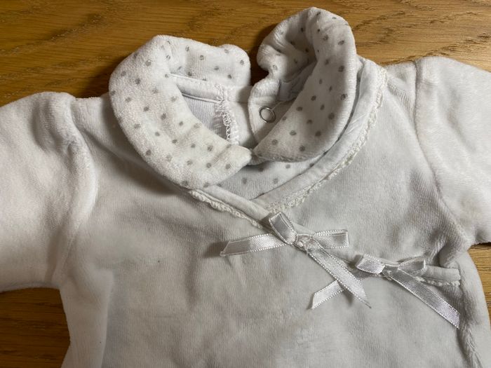 Kimadi Pyjama 2 pièces blanc Taille 1 mois - photo numéro 5