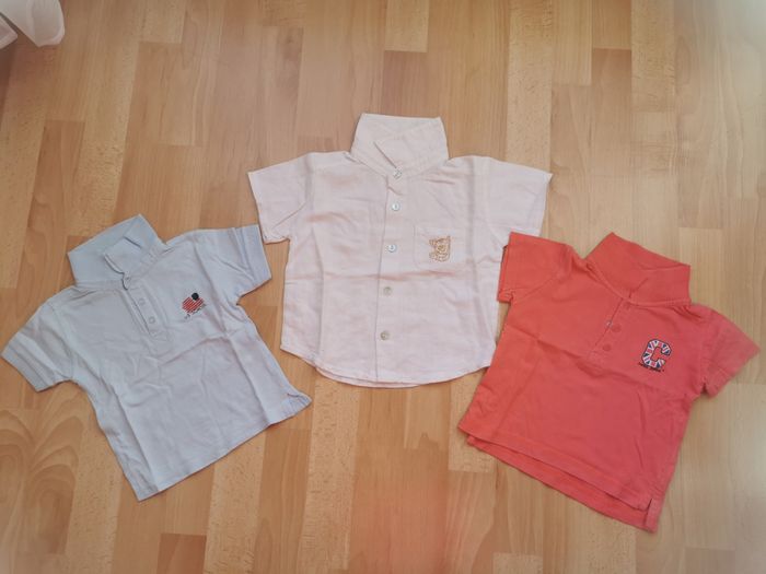 LOT 3 POLOS/CHEMISES GARCON 18 MOIS - photo numéro 1