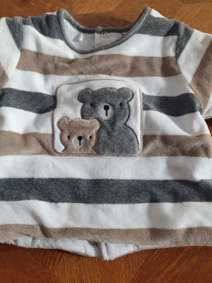 Pyjamas hiver tout doux 3 mois. - photo numéro 2