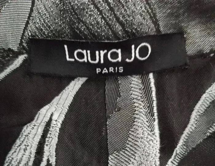 Veste légère chic noire et argentée - Laura JO - taille 38 - photo numéro 5
