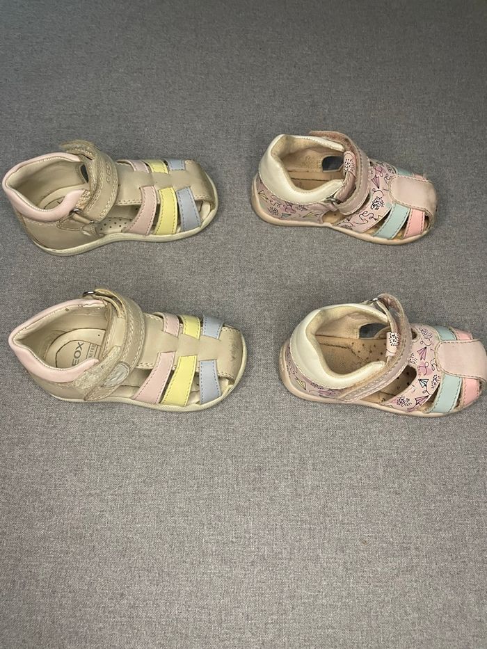 Lot 2 paires sandales Geox – Taille 20 - photo numéro 7