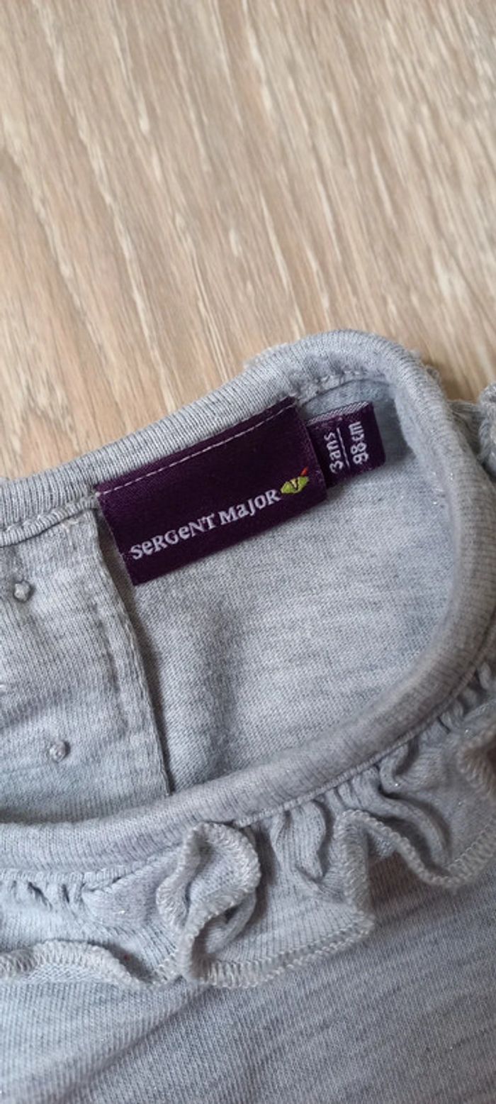 T-shirt Sergent Major, taille 3 ans, en très bon état. - photo numéro 3
