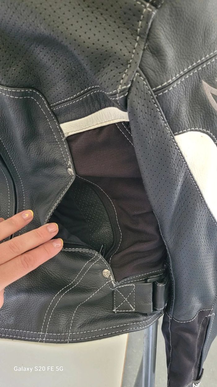 Cuir moto femme - photo numéro 2