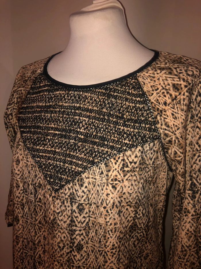 Robe mini Maison Scotch (beige), M / 38 / 10 - photo numéro 2