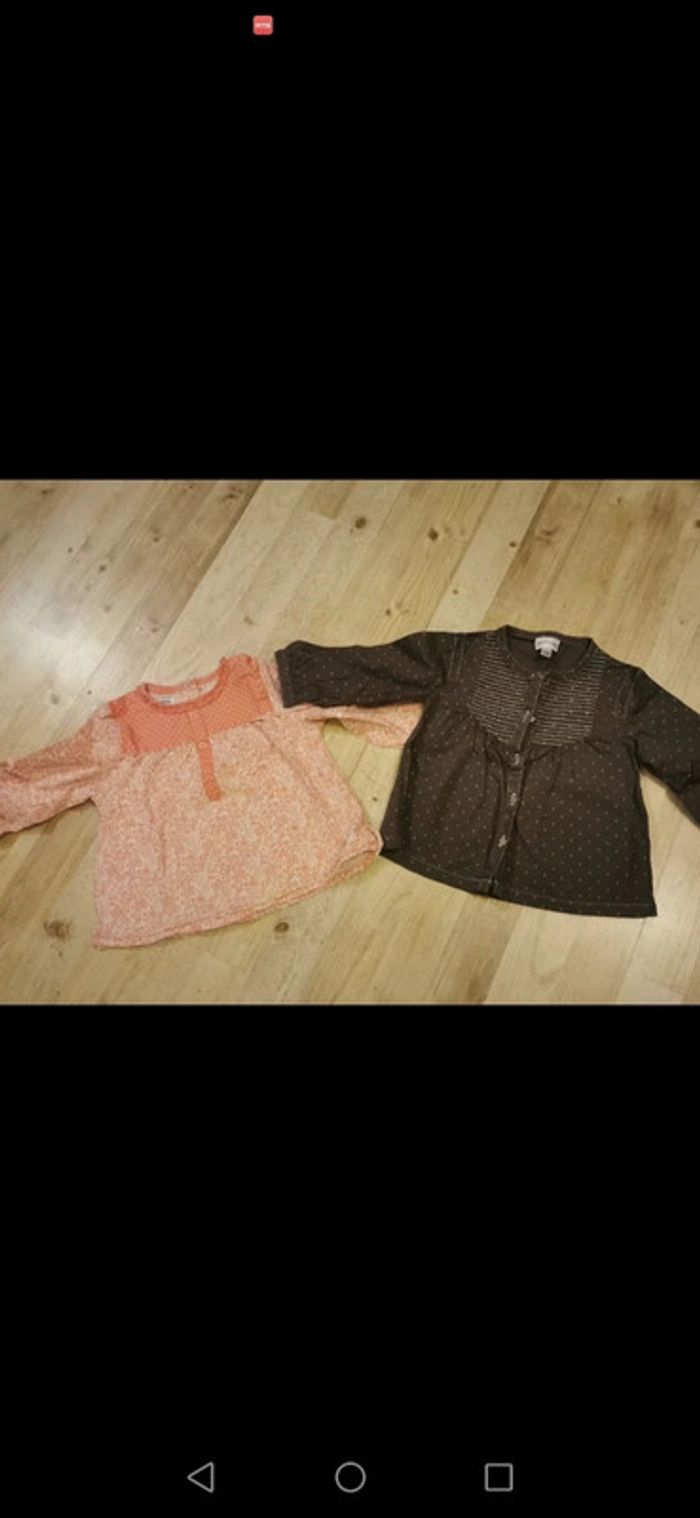 T-shirts ML Vertbaudet 18 mois