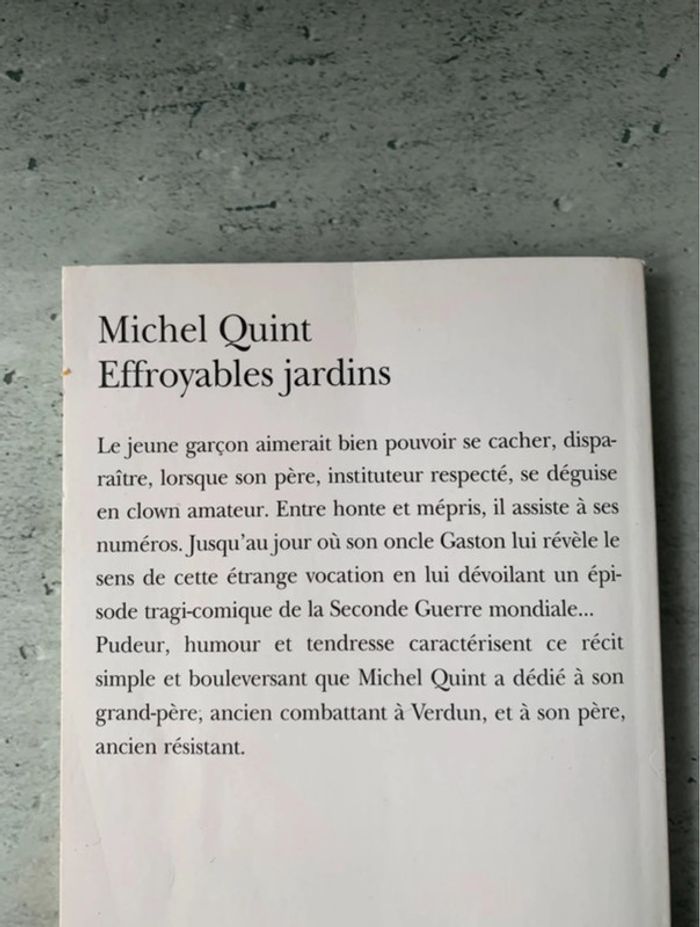 Effroyables jardins de Michel Quint Offre 2+1 - photo numéro 2