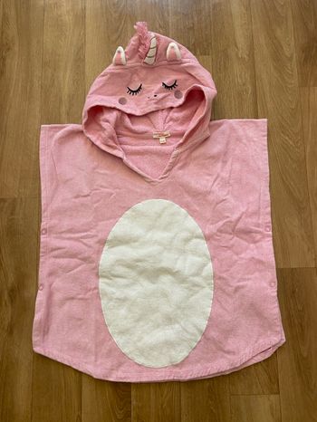 Poncho de bain fille TU