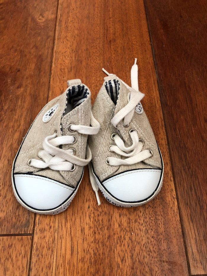 Basket beige et blanche - photo numéro 2