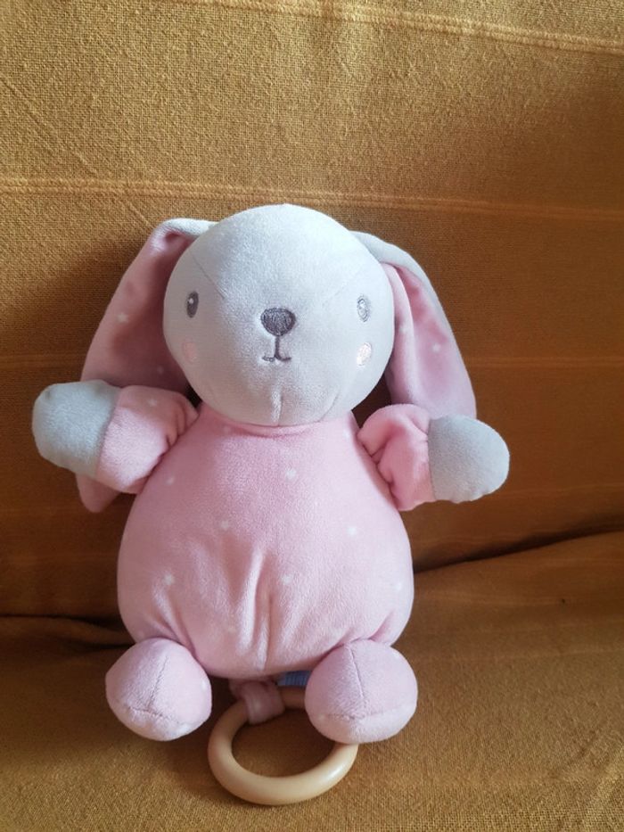 Lapin musical rose Simba - photo numéro 2