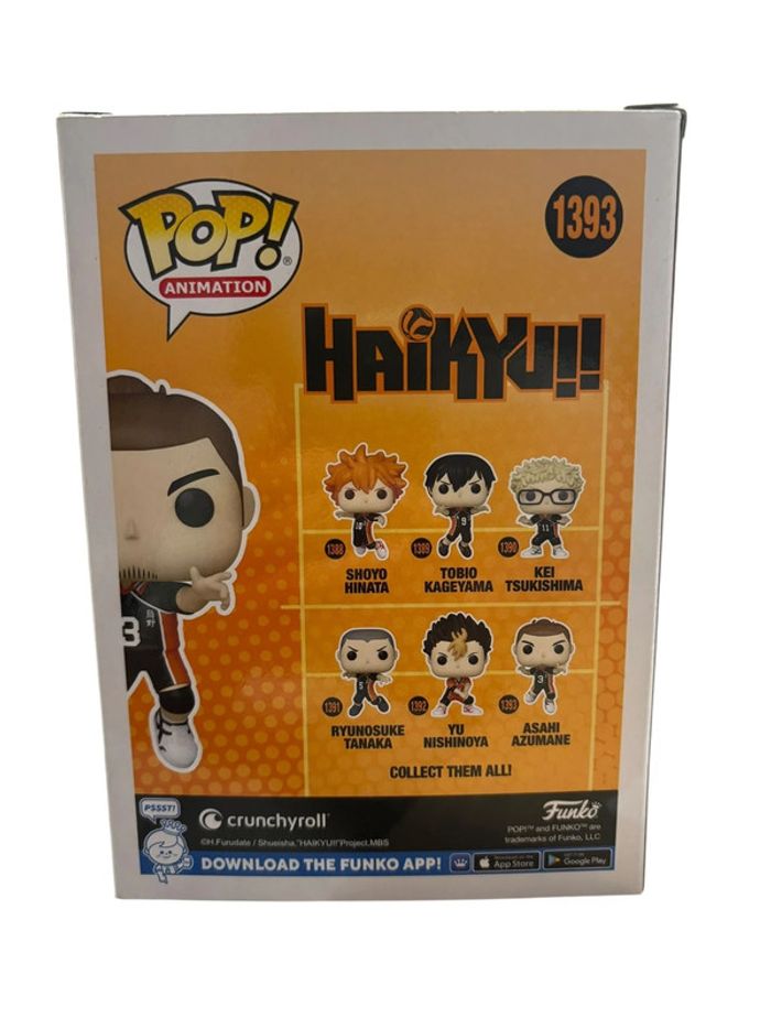 Figurine Funko Pop Animation Haikyu Asahi Azumane 1393 neuf - photo numéro 2