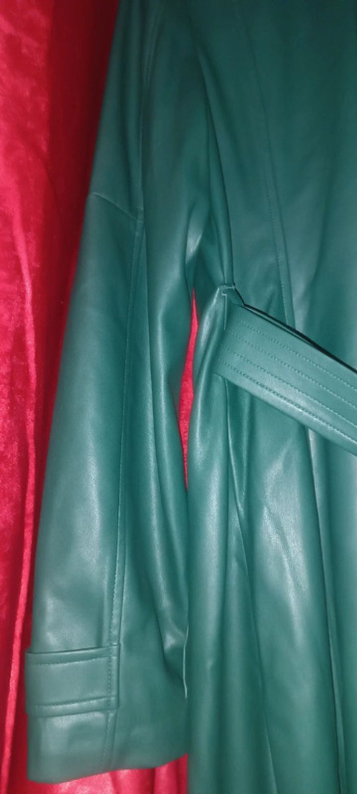Veste trench longue verte Guess - photo numéro 5