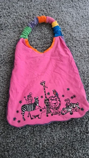 Sac en bandoulière rose, Claire's