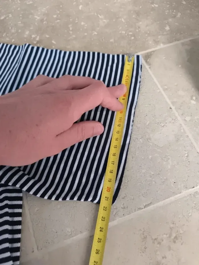 Polo Ralph Lauren Golf homme taille XL marinière rayures fines logo blanc - photo numéro 12