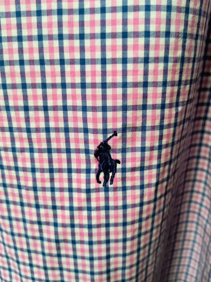 Chemise Ralph Lauren à Carreaux Rose & Bleu – Classic Fit XXXL – Style Vintage Y2K - photo numéro 5