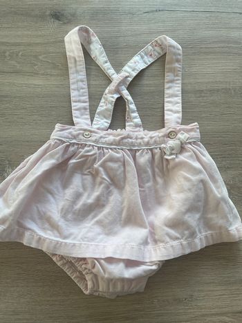 Salopette jupe culotte mon premier major 12 mois