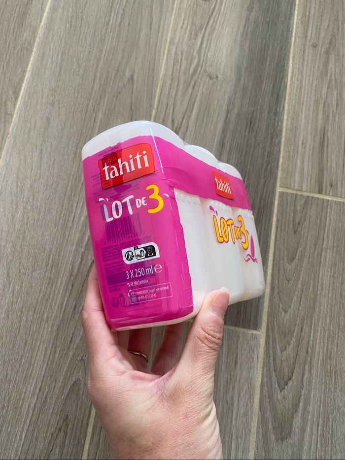 Lot de 3 gel douche neuf Tahiti coco - photo numéro 3