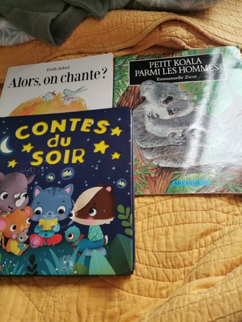 Lot de 3 livres cartonnes enfant