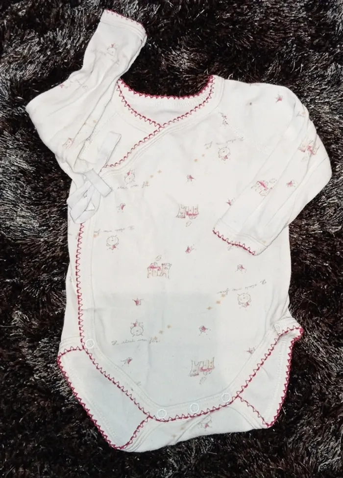 Lot de 8 bodys fille taille 1 mois - photo numéro 4