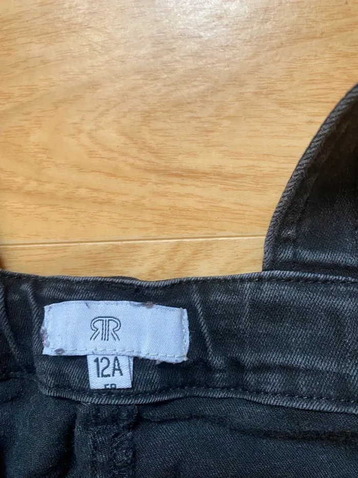 Salopette en jean la redoute fille taille 12 ans - photo numéro 6