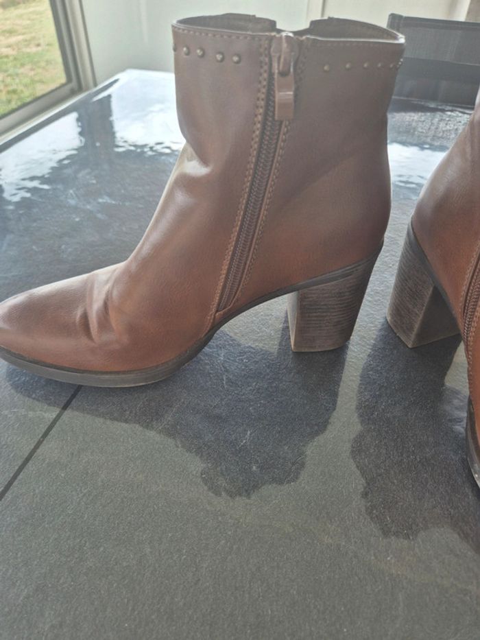 Boots Femme Footside Simili Cuir - Taille 38 - photo numéro 2
