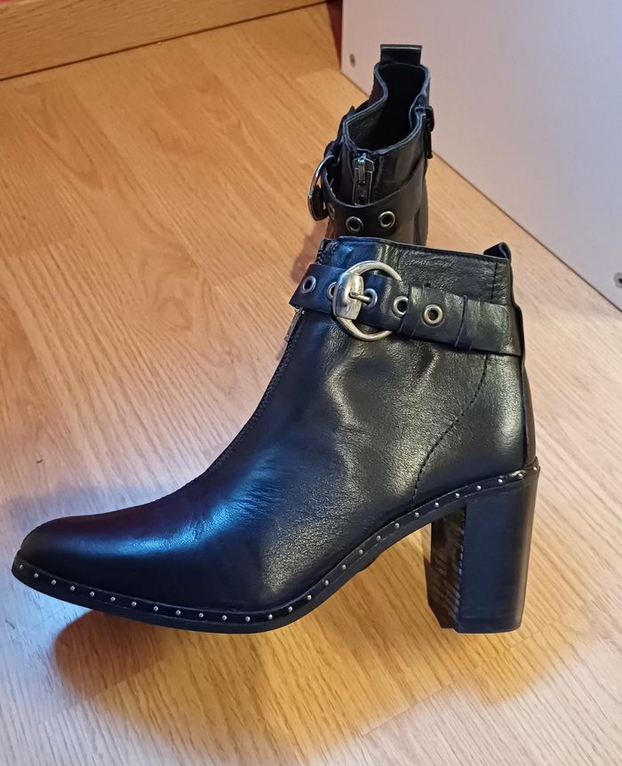 Bottines en cuir - photo numéro 2