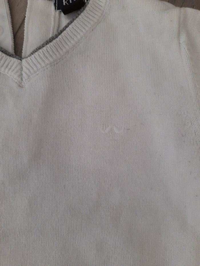 Pull blanc 9 mois - photo numéro 2