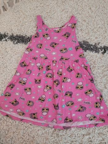 Robe à bretelles LOL 5 ans