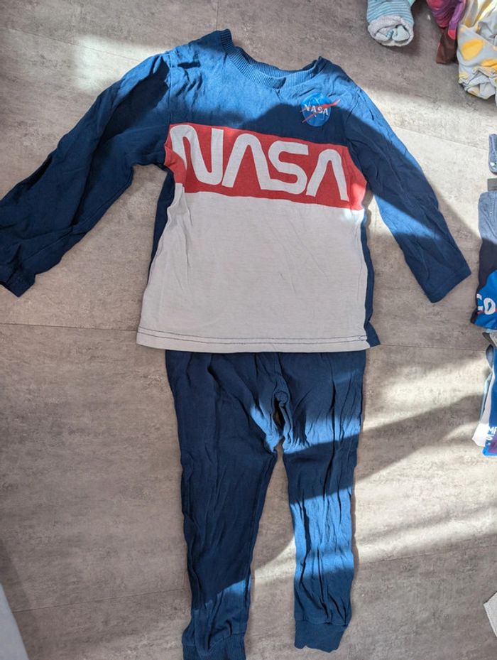 Pyjama deux pièces fin garçon 4 ans Nasa