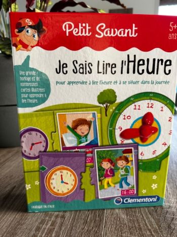 Jeux je sais lire l'heure