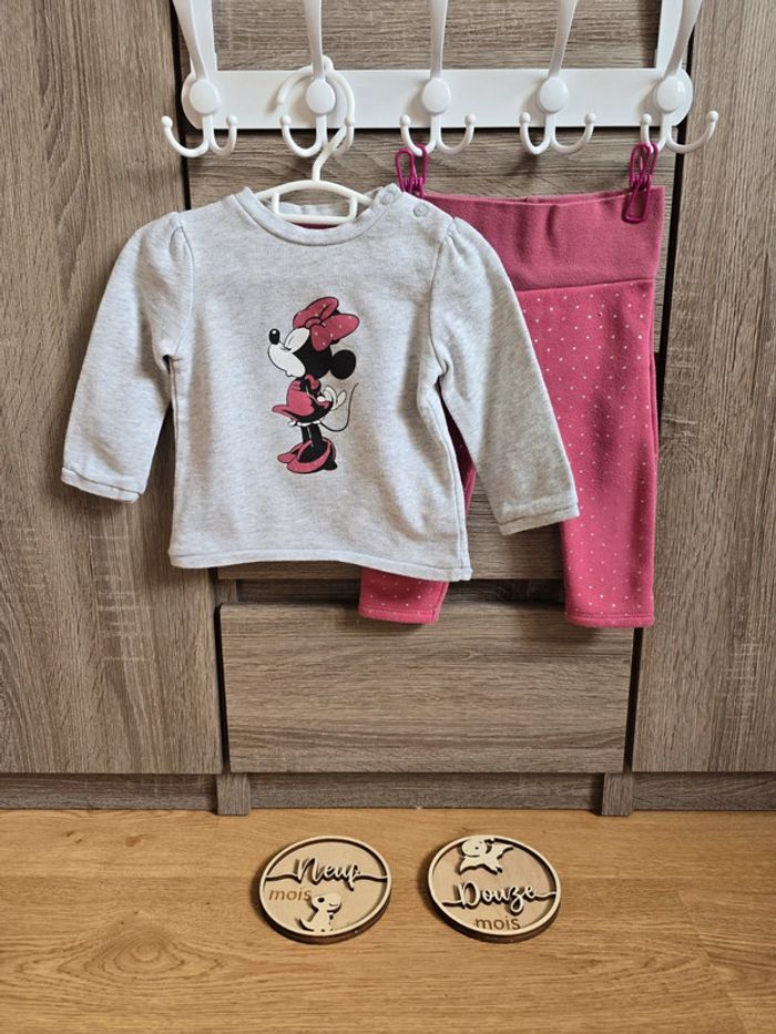 Vêtement Bébé Fille - Ensemble Minnie - Disney - 74 cm
