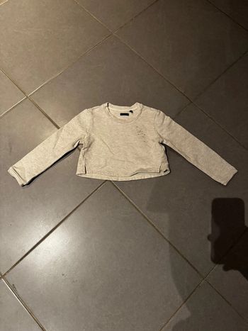 Pull / Sweat court - Ikks - Étoiles / Flèche - Écru - 6 ans