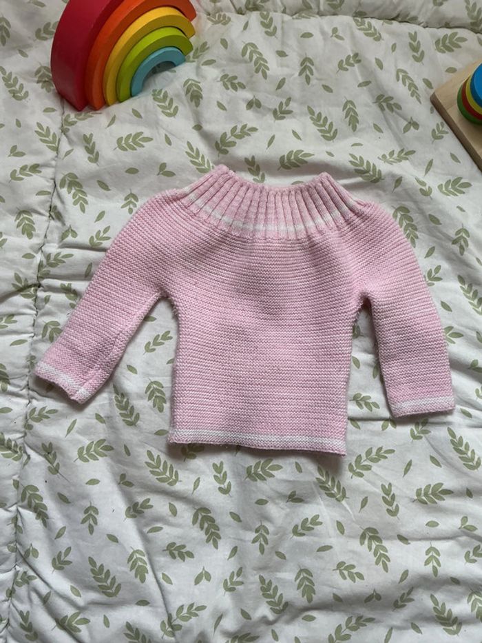 brassière en laine rose 1 mois - photo numéro 5