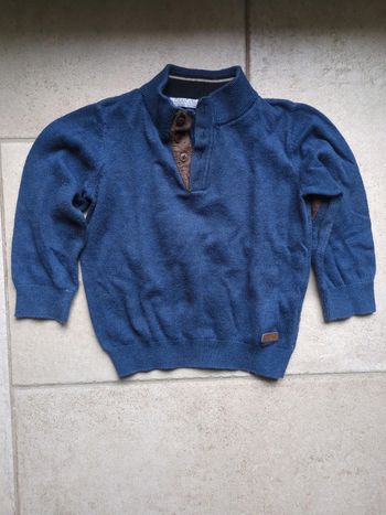 Pull bleu garçon 2 ans