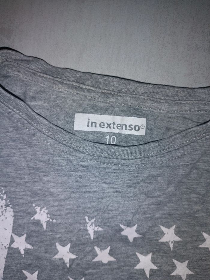 Tee shirt manches longues in extenso 10 ans - photo numéro 2