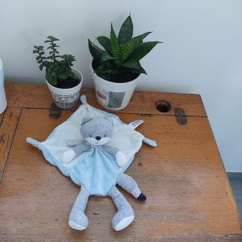 Doudou raton laveur Nicotoy très bon état