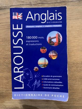 Dictionnaire français anglais