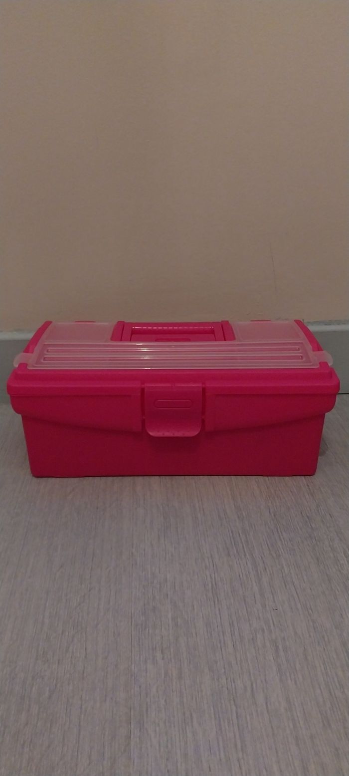 boite de rangement rose