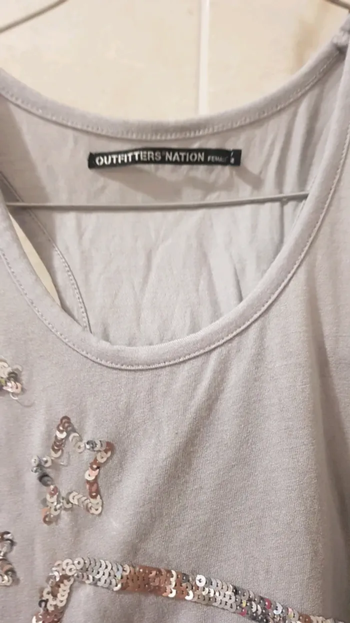 Top bretelles Outfitters Nation 34 sequins - photo numéro 3