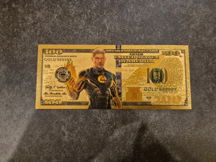 Billet OR à collectionner Marvel