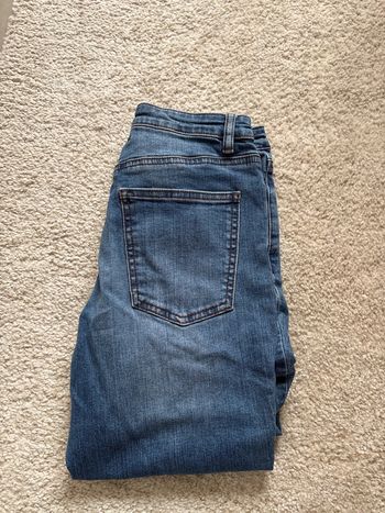 Jean skinny bleu taille haute