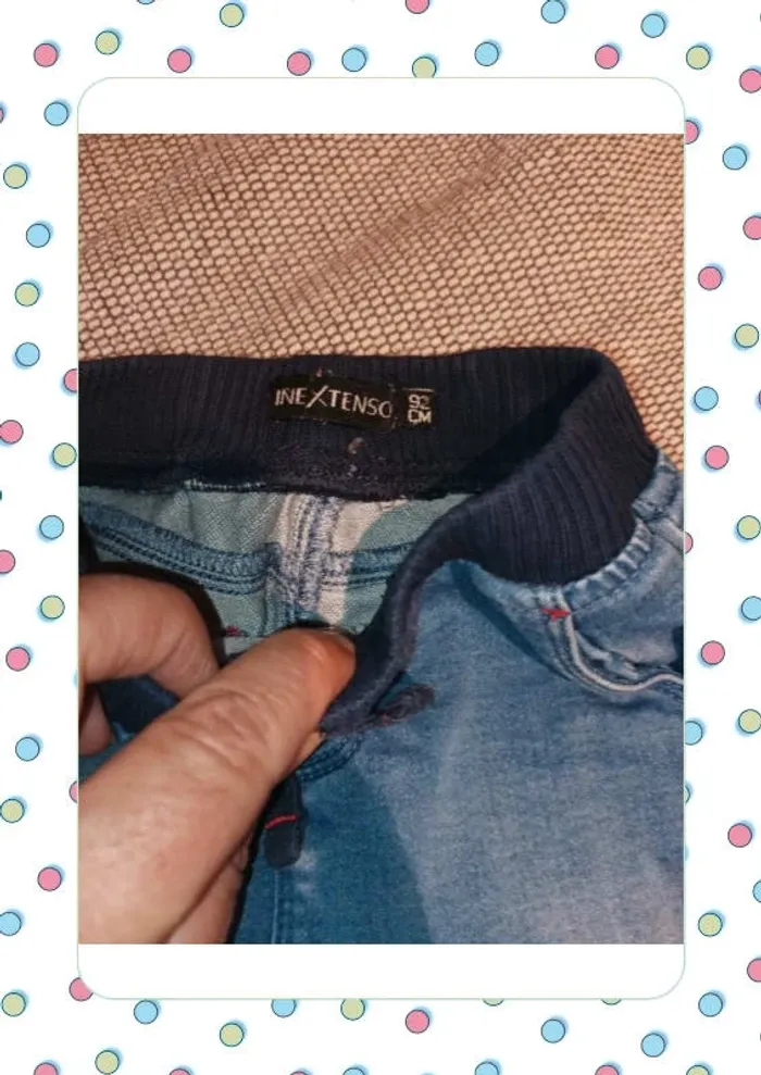 Jeans bleu, cheville qui se resserre - photo numéro 3