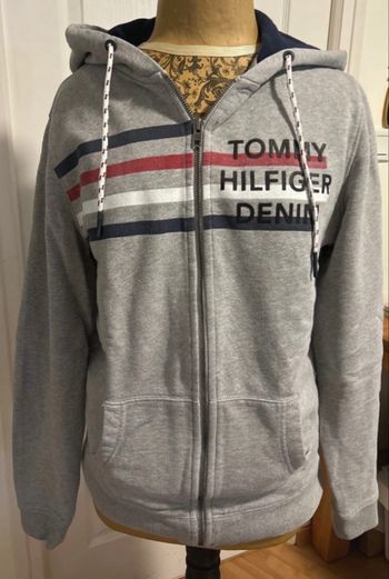 Sweat-shirt homme à capuche Tommy Hilfiger taille M très bon état 
