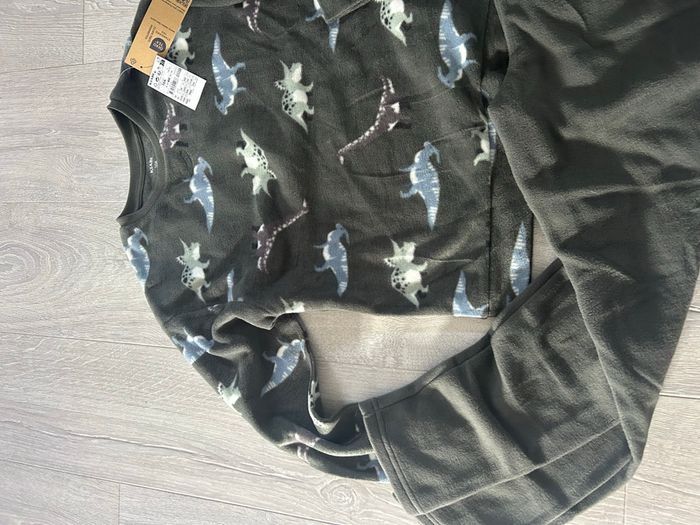 Pyjama polaire kaki 10 ans - photo numéro 3
