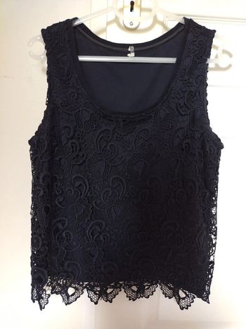 Débardeur dentelle épais Only taille 40