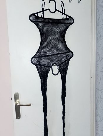 Combinaison de nuit noir extensible