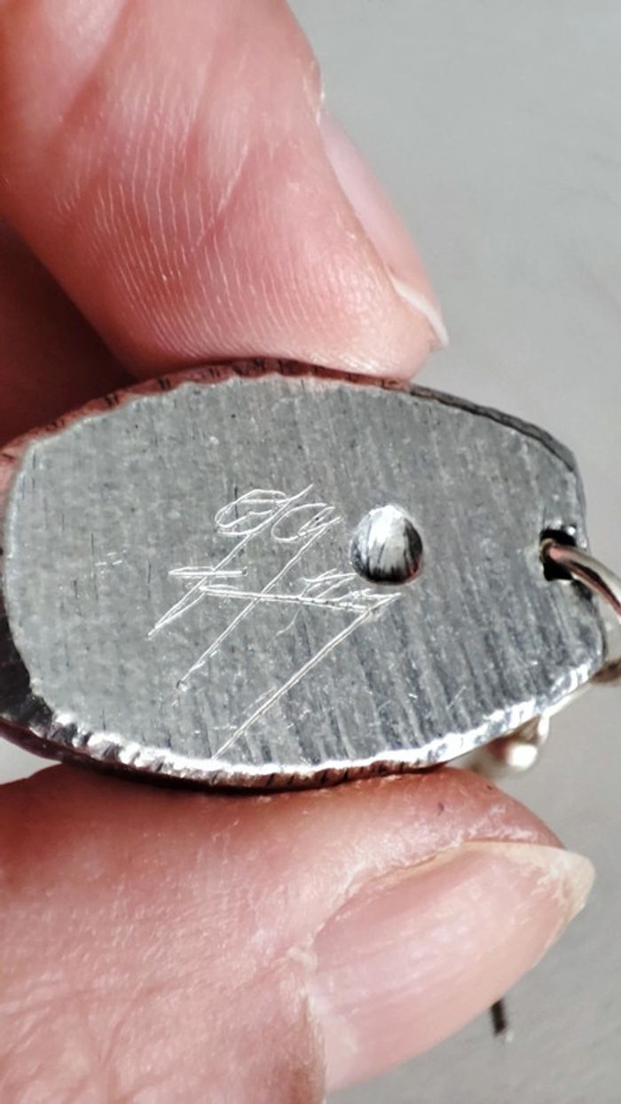 Parure bracelet boucles d'oreilles bleues alu - photo numéro 9