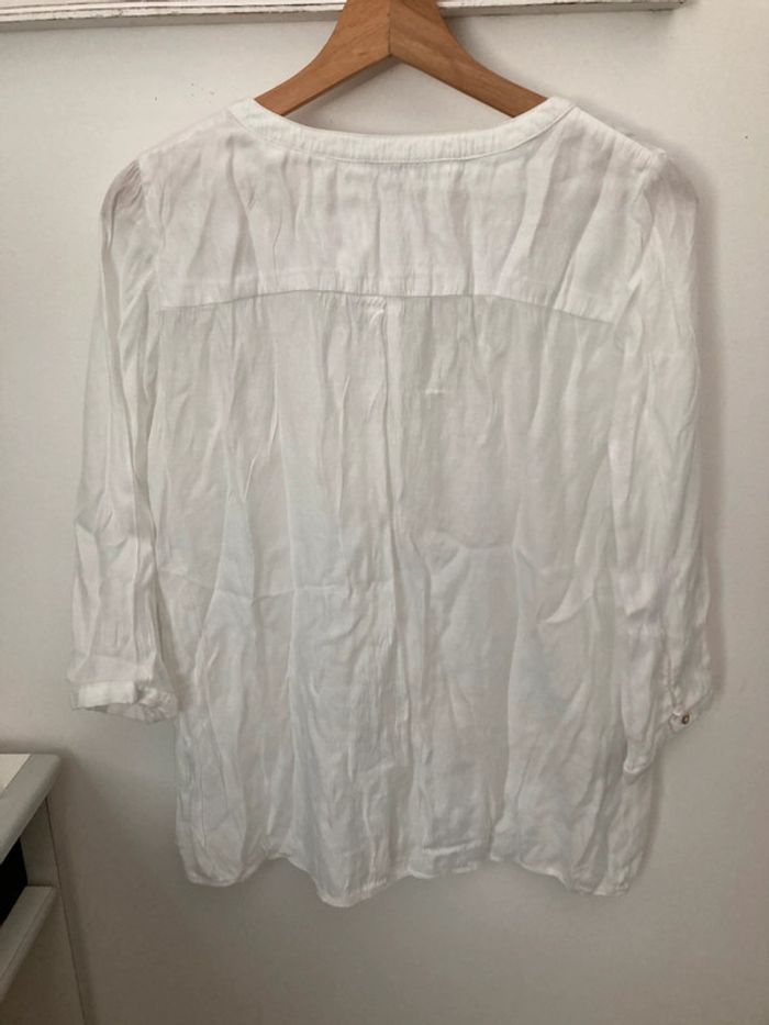 Blouse blanche légère Grain de Malice taille 42 - photo numéro 3