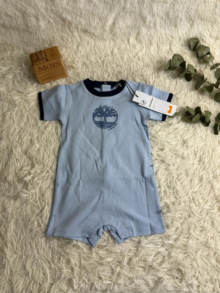 Barboteuse bleu ciel Timberland taille 12 mois